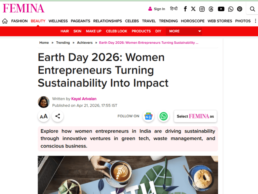Earth Day 2026: Women Entrepreneurs Turning Sustainability Into Impact
