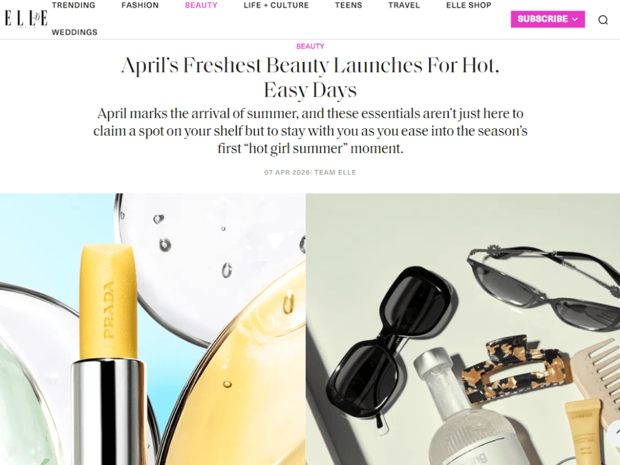 April’s Freshest Beauty Launches For Hot, Easy Days