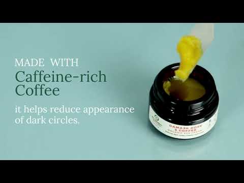 Damask Rose and Coffee Organic Under Eye Cream - Product Video